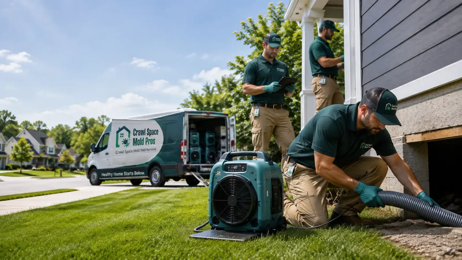 Crawl Space Mold Removal in Oak, NE